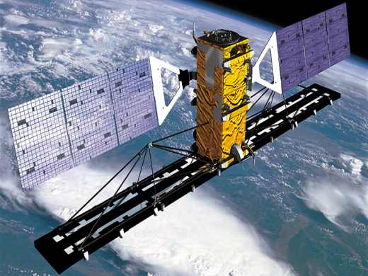 radarsat-2 satellite in space